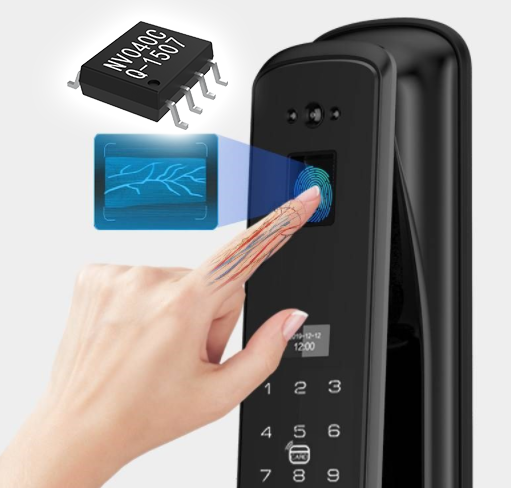 NV040C語(yǔ)音芯片在指靜脈識(shí)別智能鎖上的應(yīng)用