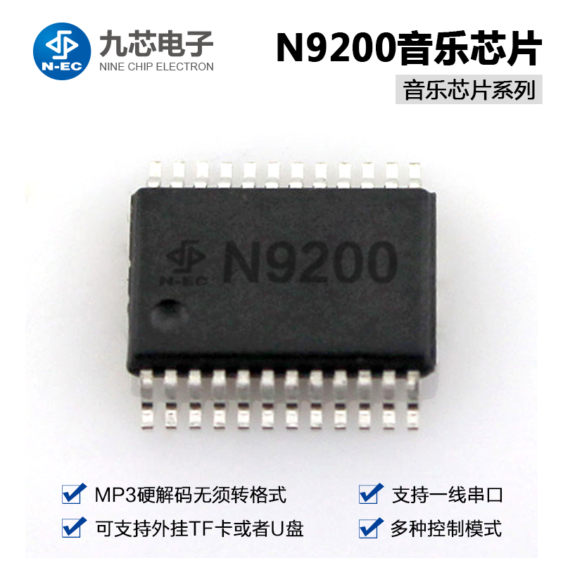 除此之外，語音識(shí)別芯片還具有高品質(zhì)、高壓縮率錄音放音功能，可實(shí)現(xiàn)人機(jī)對(duì)話。 語音識(shí)別芯片的工作原理 語音識(shí)別芯片中的語音識(shí)別系統(tǒng)采用了模式匹配的原理，將錄入的語音信號(hào)首先經(jīng)過預(yù)處理，包括語音信號(hào)的采樣、反混疊濾波、語音增強(qiáng)，接下來是特征提取，用以從語音信號(hào)波形中提取一組或幾組能夠描述語音信號(hào)特征的參數(shù)。然后構(gòu)建參考模式庫，后按照一定的準(zhǔn)則求取待測(cè)語音特征參數(shù)和語音信息與模式庫中相應(yīng)模板之間的失真測(cè)度，匹配的就是識(shí)別結(jié)果。 語音識(shí)別芯片分類 語音識(shí)別芯片根據(jù)狀態(tài)可分在線識(shí)別芯片和離線識(shí)別芯片。 在線識(shí)別芯片就是在使用過程中需要用過連接藍(lán)牙或者WiFi到達(dá)上網(wǎng)目的的芯片。如近幾年各大商家始推廣的人工智能音響，就是需要通過連接藍(lán)牙配網(wǎng)，網(wǎng)絡(luò)連接成功才能進(jìn)行下一步的指令動(dòng)作。 而離線識(shí)別芯片是不需要聯(lián)網(wǎng)的，是在原有的識(shí)別芯片系統(tǒng)內(nèi)做好指令詞，當(dāng)使用者說出指定詞時(shí)即可識(shí)別相應(yīng)的指令完成動(dòng)作。如智能燈具，智能窗簾等，通過開/關(guān)的動(dòng)作指令實(shí)現(xiàn)燈具和窗簾的打開或者關(guān)閉就可以了。